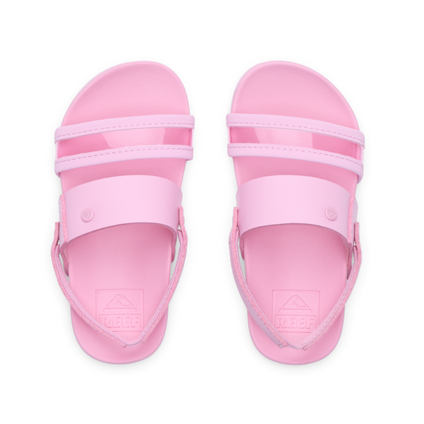 reef Little Girls' Sandals (2-4 Years) Little Cushion Vista Jelly Pink