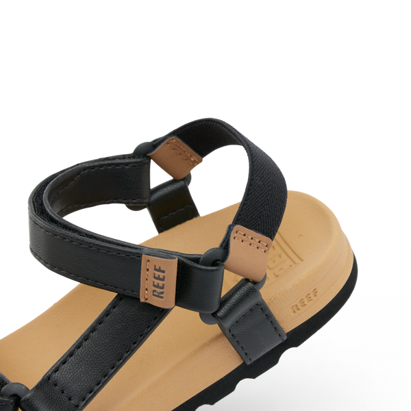 Reef Little Girls' Sandals (2-4 Years) Little Rem Hi Black/Tan