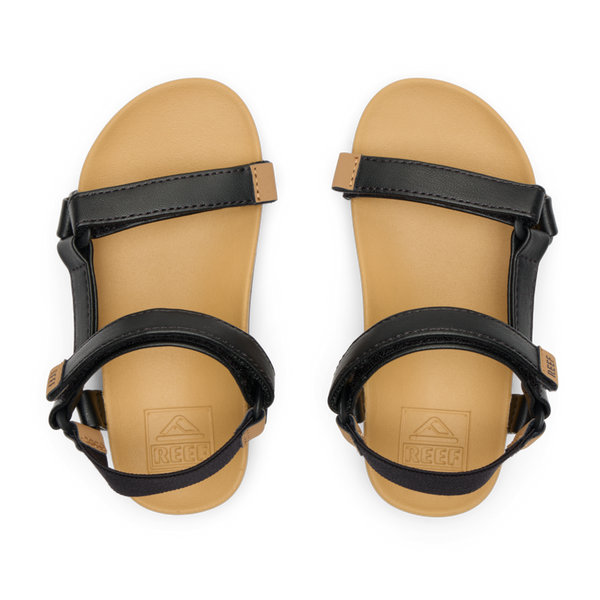 reef Little Girls' Sandals (2-4 Years) Little Rem Hi Black/Tan