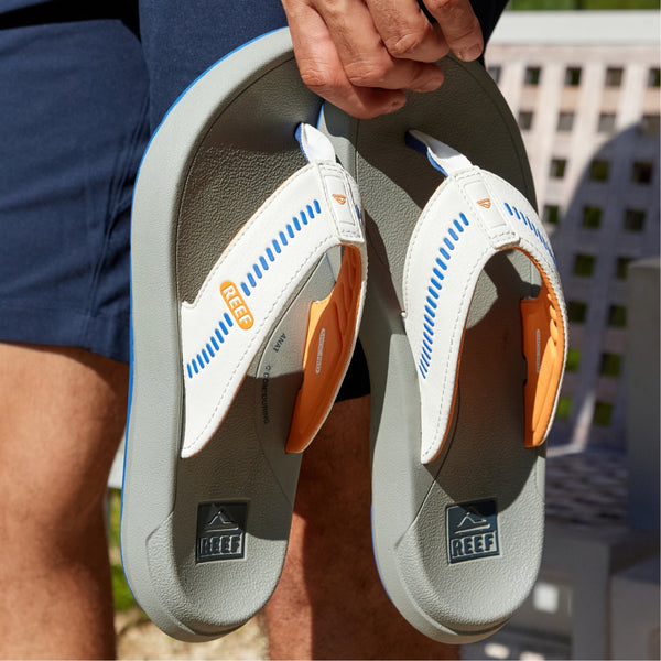 Reef Men's Arch Support Styles Cruiser Blue/White/Orange
