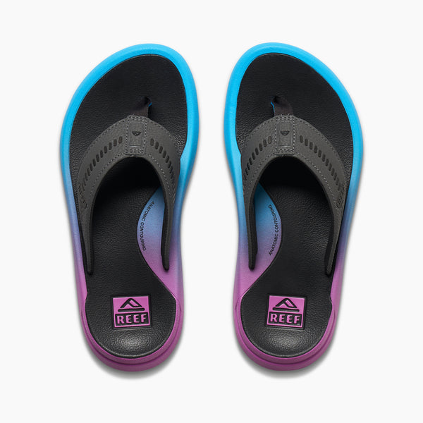 Reef Men's Arch Support Styles Cruiser Grey/Purple/Blue