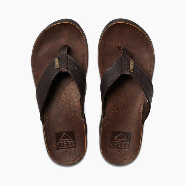 Reef Men's Arch Support Styles Reef J-Bay Iii Dark Brown/Dark Brown