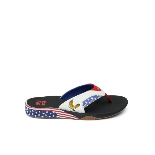 reef Men's Bottle Opener Styles Fanning Golden Eagle Black