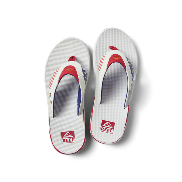 Reef Men's Bottle Opener Styles Fanning Golden Eagle White