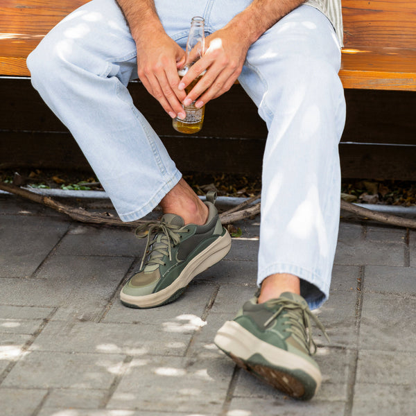 Reef Men's Bottle Opener Styles Fanning Shoe Olive/Tan