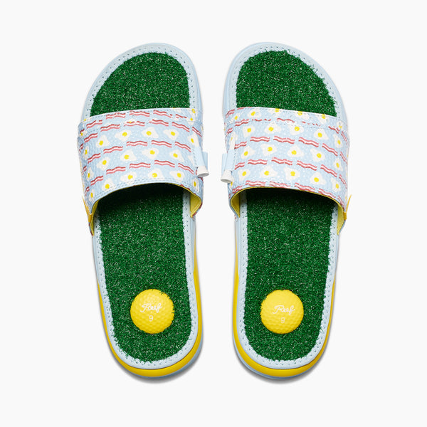 Reef Men's Bottle Opener Styles Mulligan Slide Breakfast Ball