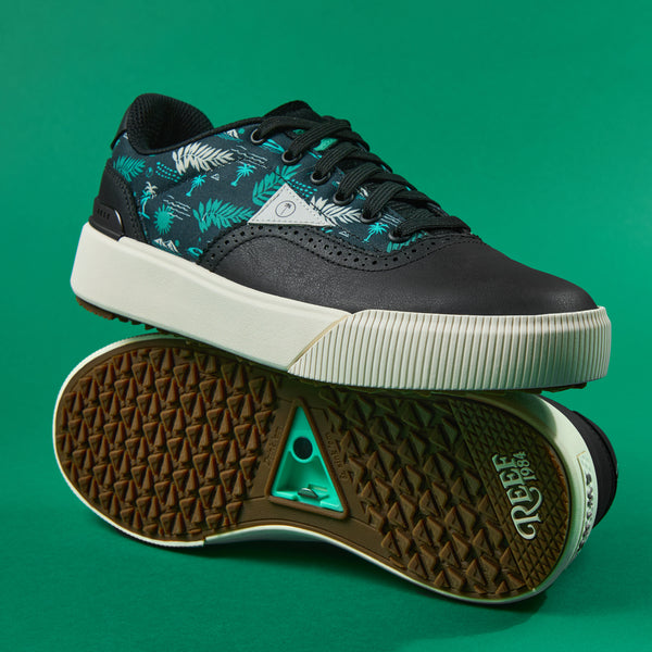 Reef Men's Bottle Opener Styles Onshore Pebble X Palm Black Palm