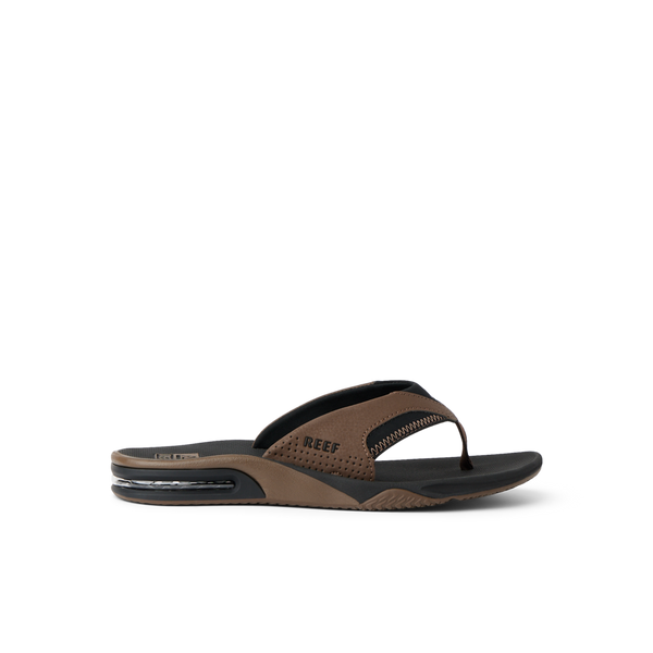 reef Men's Fanning Collection Fanning Black And Tan