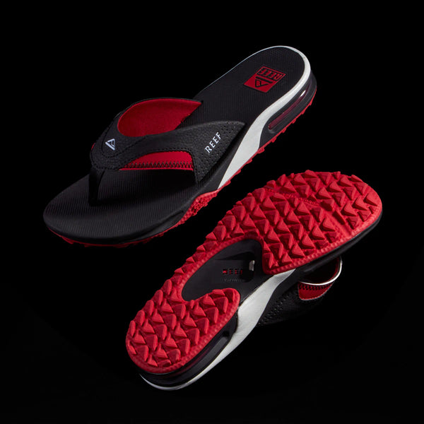 Reef Men's Fanning Collection Fanning Pregame Black/Red