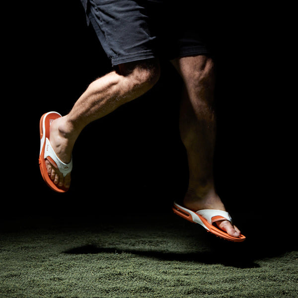 Reef Men's Fanning Collection Fanning Pregame White/Orange