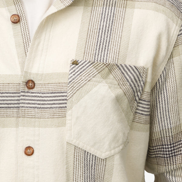 Reef Men's Jackets & Outerwear Houston Flannel Shirt Almond Milk