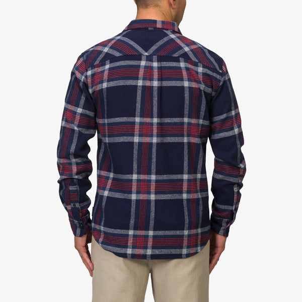Reef Men's Jackets & Outerwear Houston Flannel Shirt Outerspace