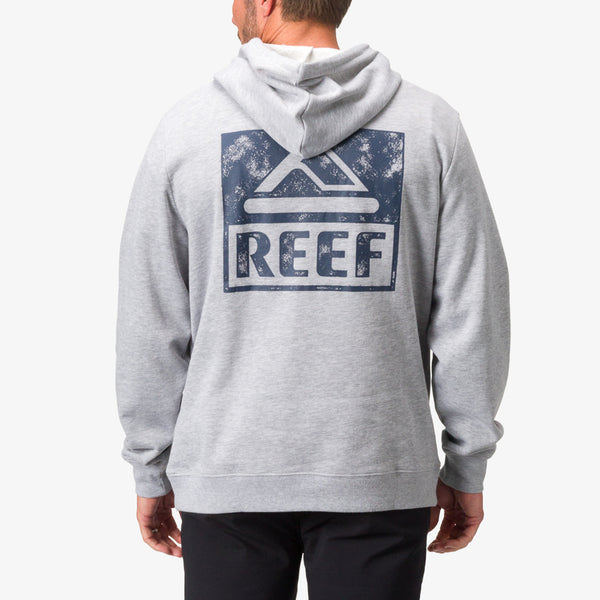 Reef Men's Jackets & Outerwear Wellie Too Hoodie Heather Grey