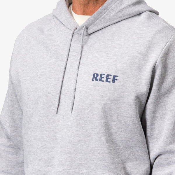Reef Men's Jackets & Outerwear Wellie Too Hoodie Heather Grey