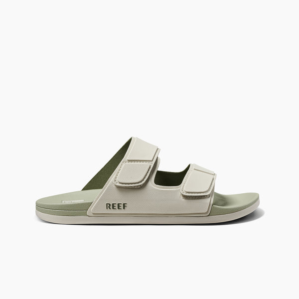reef Men's Leather Sandals Cushion Tradewind Stone/Oilve