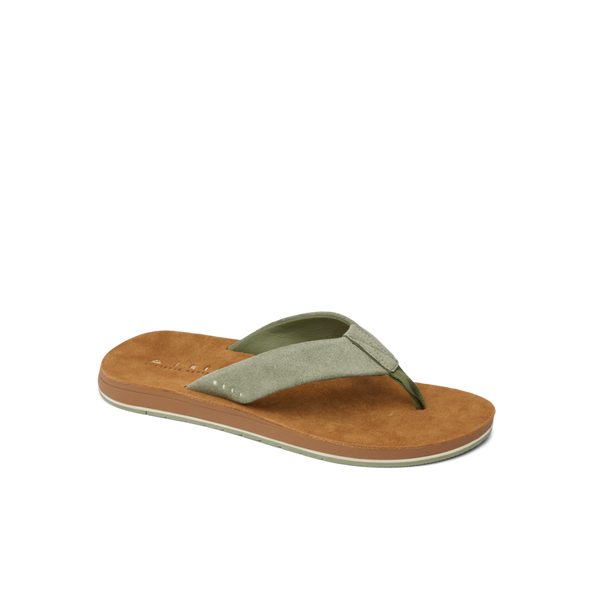Reef Men's Leather Sandals Ojai Classic Faded Olive