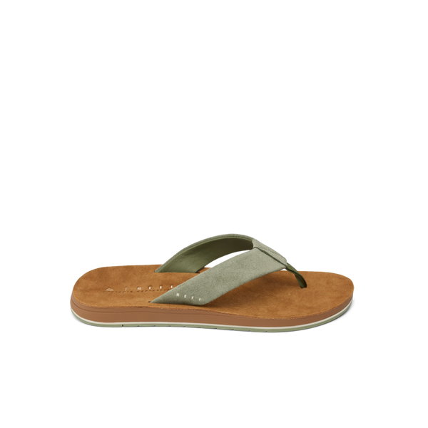 reef Men's Leather Sandals Ojai Classic Faded Olive