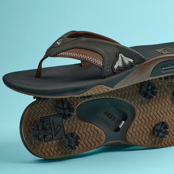 Reef Men's Leather Sandals Reef Spackler Cheers To Dad