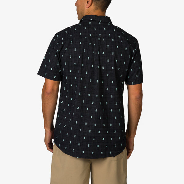 Reef Men's Shirts And Tees Chaplin Classic Shirt Caviar