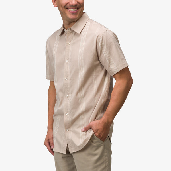 Reef Men's Shirts And Tees Felton Shirt Plaza Taupe