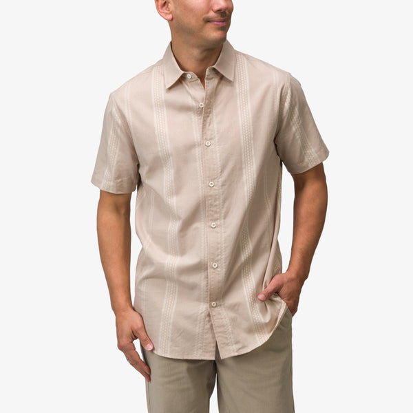 reef Men's Shirts and Tees Felton Shirt Plaza Taupe