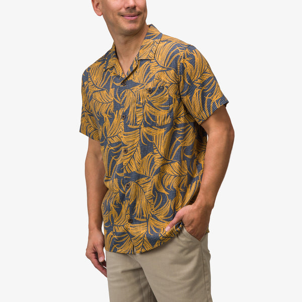 Reef Men's Shirts And Tees Kantis Shirt Buckthorn Brown