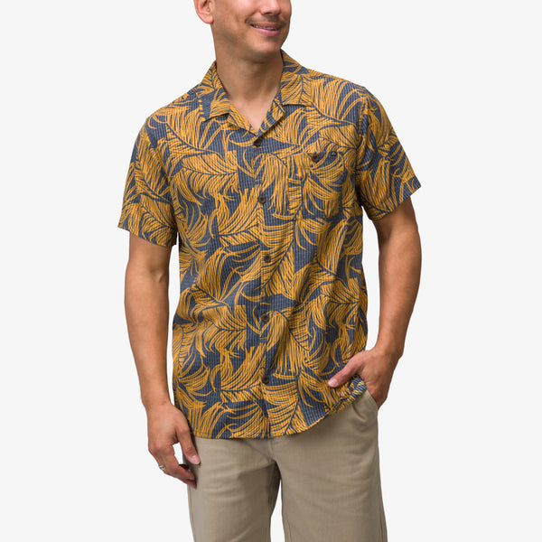 reef Men's Shirts and Tees Kantis Shirt Buckthorn Brown