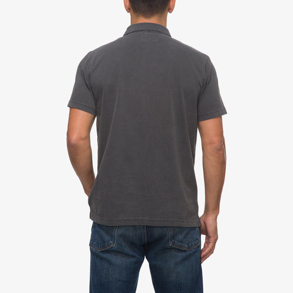 Reef Men's Shirts And Tees Walker Short Sleeve Polo Pirate Black