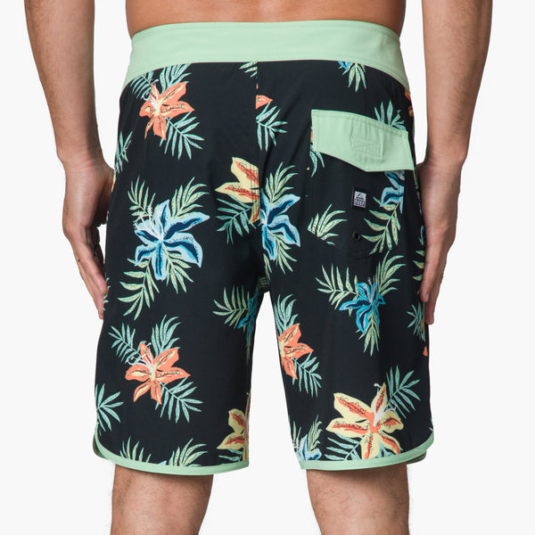 Reef Men's Shorts Boardshorts & Pants Robbie Boardshort 19" Caviar