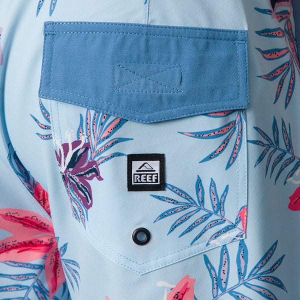 Reef Men's Shorts Boardshorts & Pants Robbie Boardshort 19" Clearwater