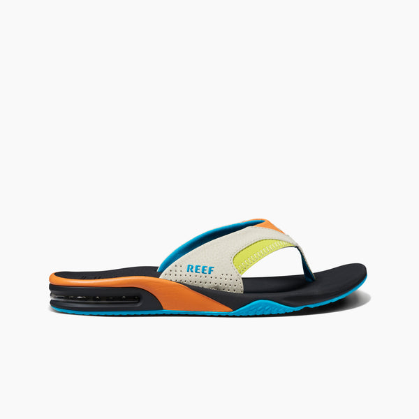 reef Men's Water Friendly Footwear Fanning Citrus Wave