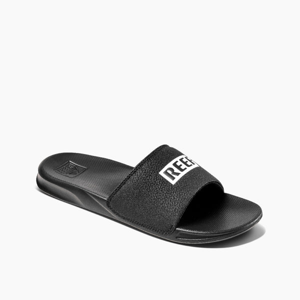 Reef Men's Water Friendly Footwear Reef One Slide Reef Black/White