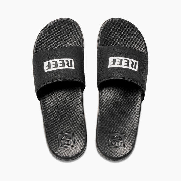 Reef Men's Water Friendly Footwear Reef One Slide Reef Black/White