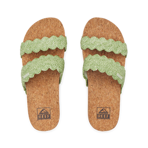 Reef Platform Styles Cushion Vista Higher Scalloped Green