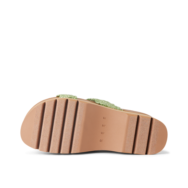 Reef Platform Styles Cushion Vista Higher Scalloped Green