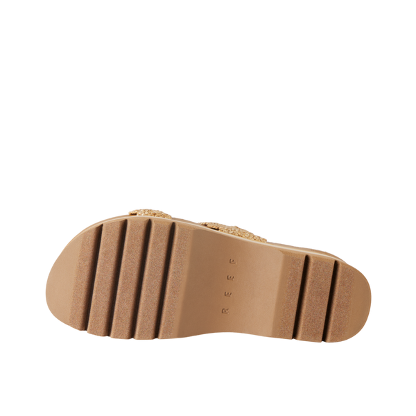 Reef Platform Styles Cushion Vista Higher Scalloped Tan