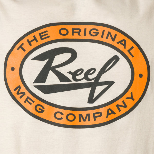 Reef All Men's Apparel & Accessories Auto Tee Cream