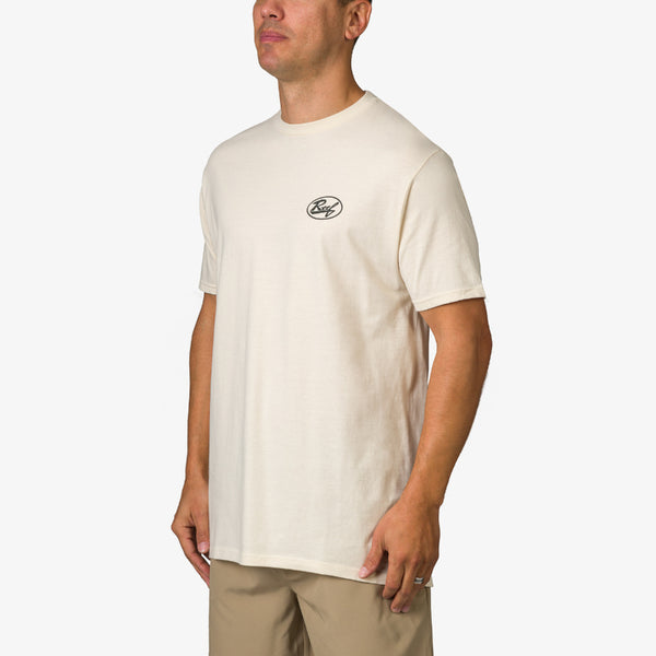Reef All Men's Apparel & Accessories Auto Tee Cream