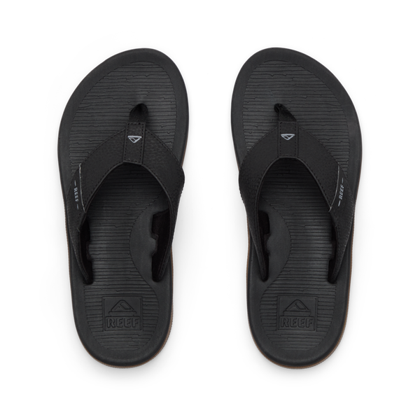 reef Boys' Sandals (5-10 Years) Kids Santa Ana Black