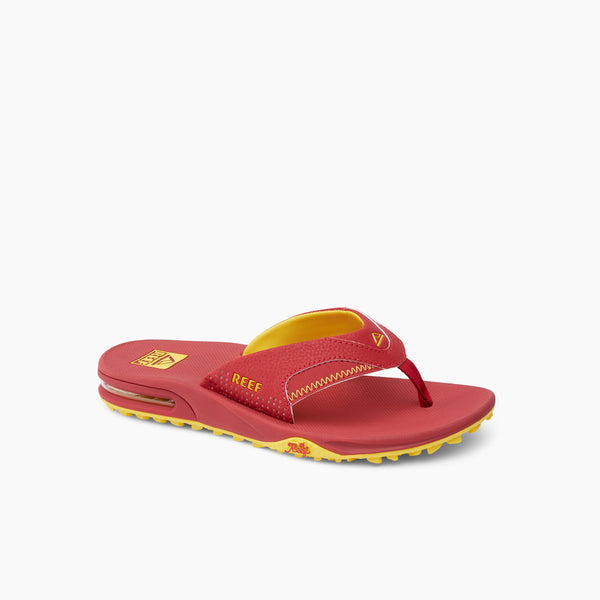 Reef Fanning Pregame Fanning Pregame Red/Yellow