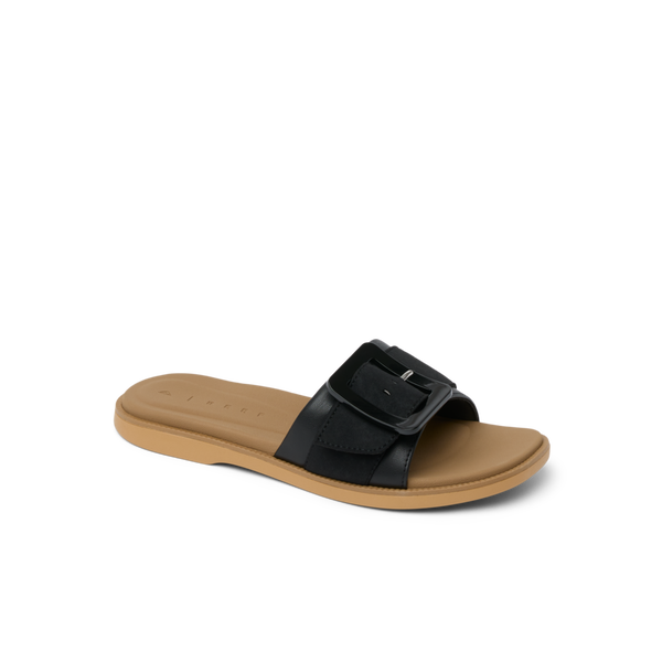 Reef Flat Sandals & Flip Flops Sunny Emma Black/Tan