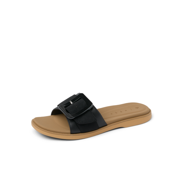 Reef Flat Sandals & Flip Flops Sunny Emma Black/Tan
