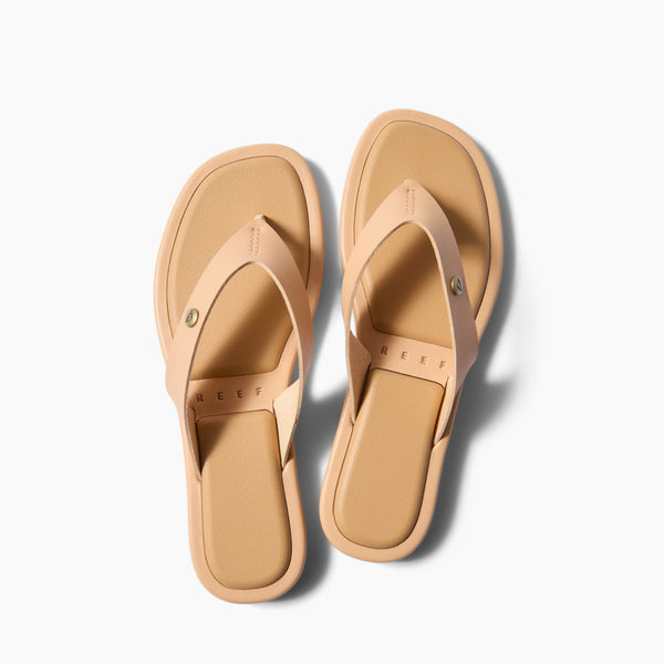Reef Flat Sandals & Flip Flops Willow Ella Natural