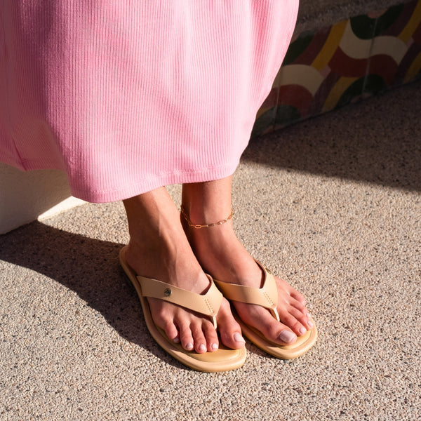 Reef Flat Sandals & Flip Flops Willow Ella Natural