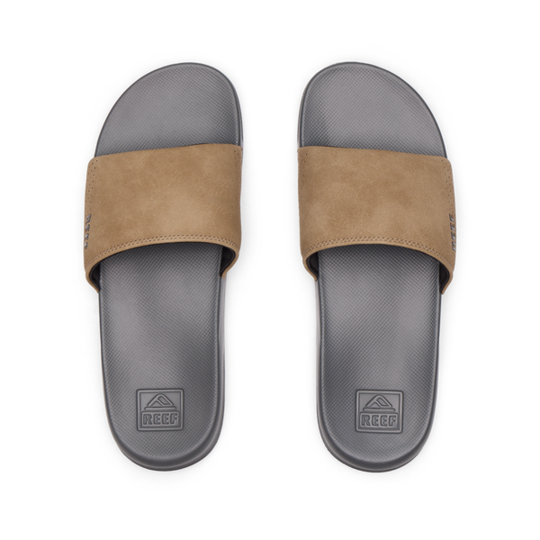 Reef Gifts For Him Reef One Slide Grey/Tan