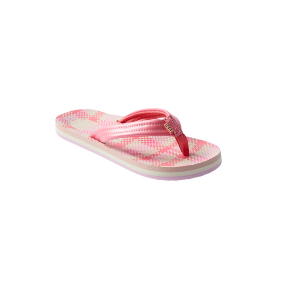 Reef Girls' Sandals (5-10 Years) Kids Ahi Pink Plaid