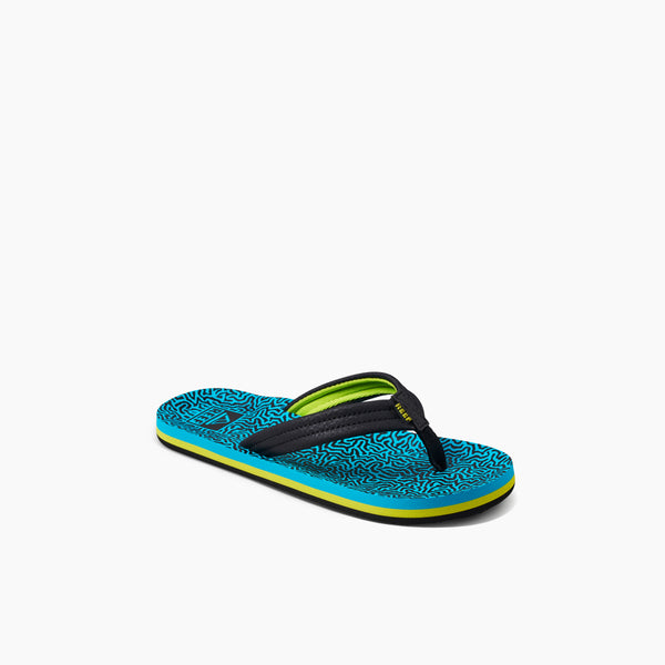 Reef Kids' And Toddlers' Sandals Kids Ahi Blue Coral