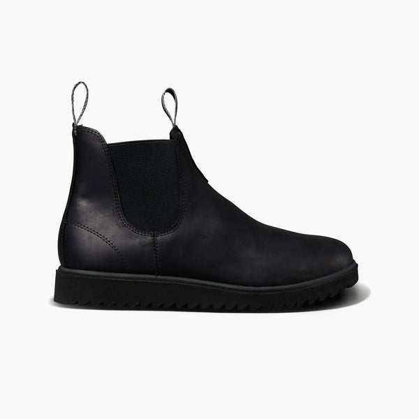 reef Men's Boots Otis All Black Leather