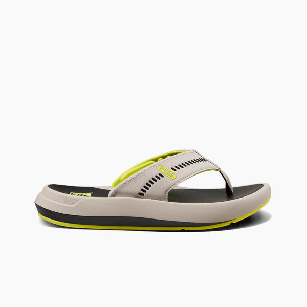 reef Men's Cushion Comfort Cruiser Grey/Lime