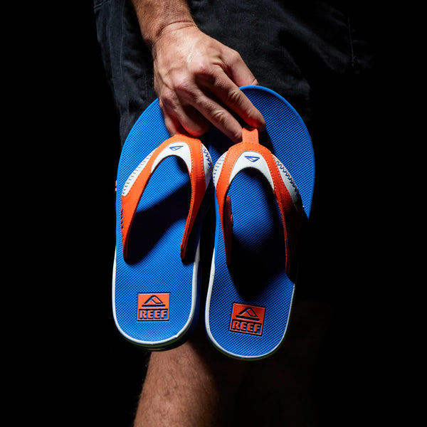 Reef Men's Flip Flops Fanning Pregame Orange/Blue